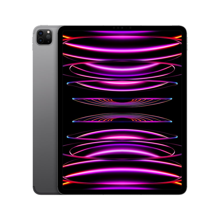 iPad Pro 6e génération 12,9" Puce M2 (2022), 128 Go - WiFi + Cellular 5G -  Gris sidéral - Apple