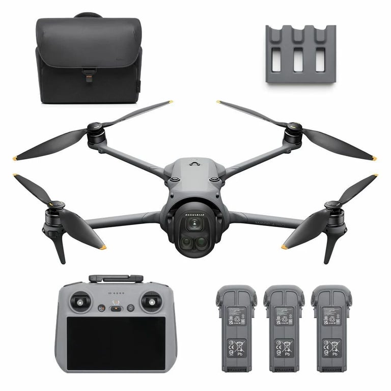 DJI Mavic 4 Pro Fly More Combo 4 rotors Quadcoptère 100 MP 12288 x 8192 pixels 6654 mAh Gris - Neuf