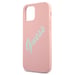 Guess Custodia rigida in silicone vintage per iPhone 12/12 Pro 6,1' Rosa