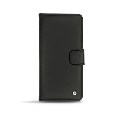 Xiaomi Mi 11 Ultra funda de piel - Solapa billetera - Negro - Piel lisa