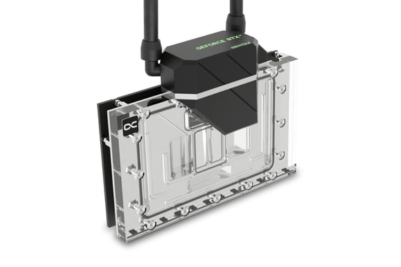 Alphacool Eiswolf 2 AIO Carte graphique Refroidisseur de liquide tout-en-un 12 cm Noir, Transparent 1 pièce(s)