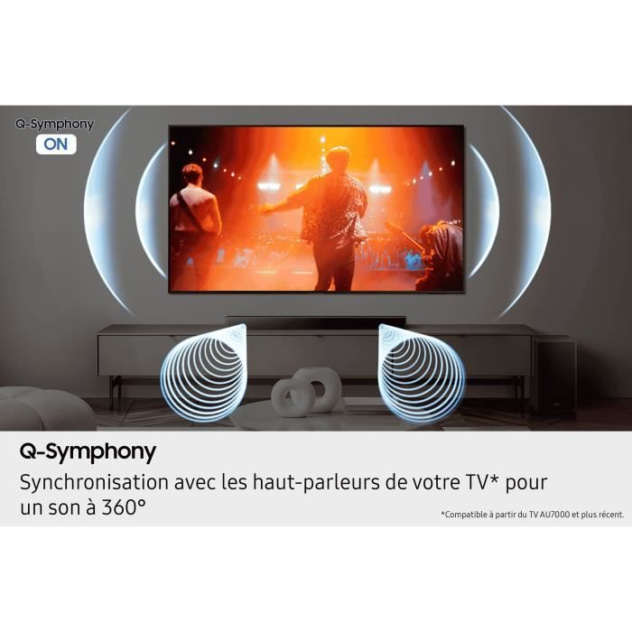 SAMSUNG HW B66CFXE Barre de son Series 3.1ch Caisson sans fil 65 HP Central Adaptative Sound Lite - vue 3