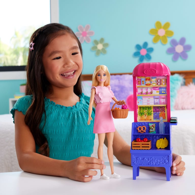 Poupée Barbie JCT05 – Coffret « Malibu » au Marché avec 11 Accessoires - vue 3