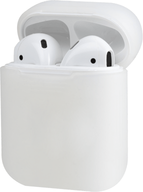Apple Airpods Funda de silicona transparente Bigben