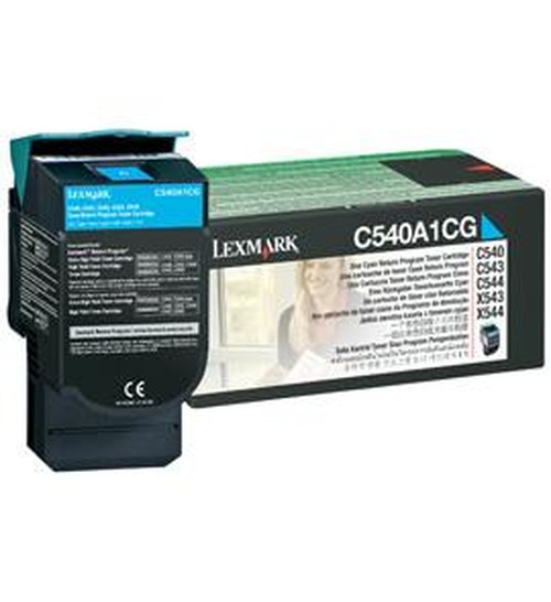 Lexmark Cyan originale cartouche de toner LCCP LRP pour C540 543 544 546 X543 544 546 548 - vue 2