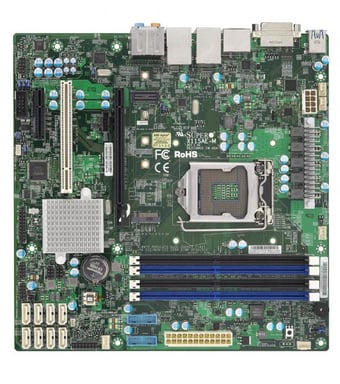Supermicro X11SAE-M Intel® C236 LGA 1151 (Emplacement H4) micro ATX