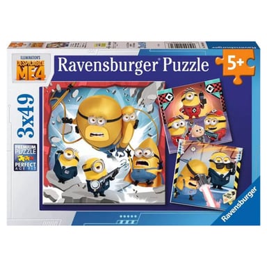 Puzzle Always Naughty Me - 3 x 49 Piezas para Niños
