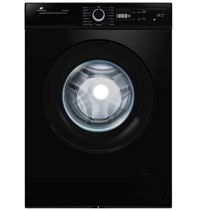 Lave linge hublot CONTINENTAL EDISON CELL9140IB 9kg Largeur 59 6 cm Classe A 1400 trs moteur induction - vue 3