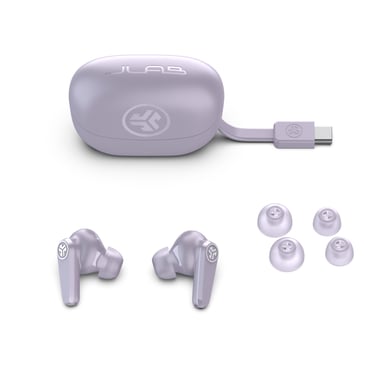 JLab Go Pods ANC Auriculares True Wireless Stereo (TWS) Dentro de oído Llamadas/Música Bluetooth Lila