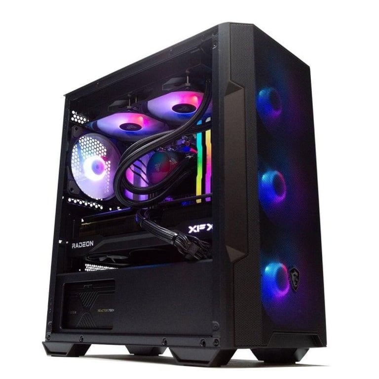 PC de bureau PcCom Imperial AMD Ryzen 5 7500X3D 1TB SSD RX 9070 XT Windows 11 - vue 3