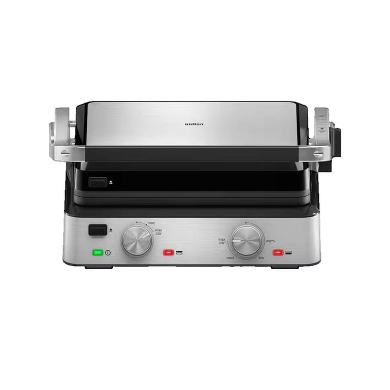 Gril contact Braun 2000 watts en acier inoxydable - vue 4