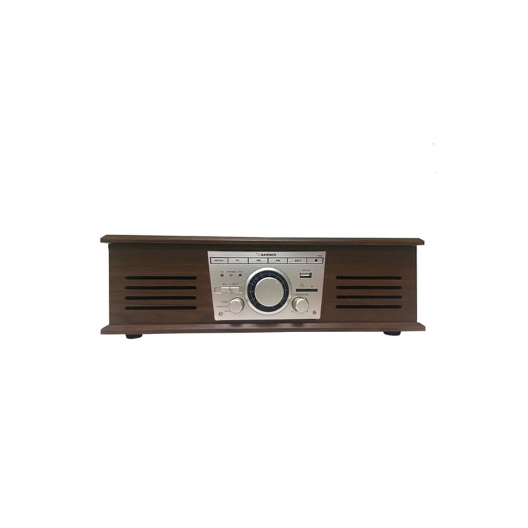 Tocadiscos Sunstech PXR32 Bluetooth Radio FM Conversor a MP3 - vue 3