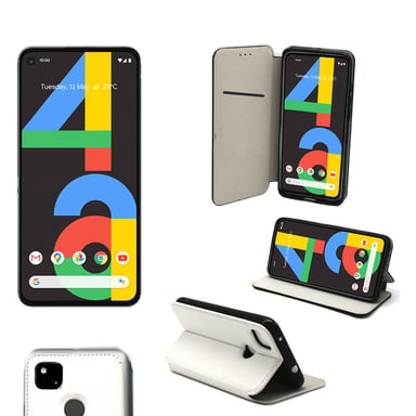 Google Pixel 4A 4G Etui / Housse pochette protection blanc