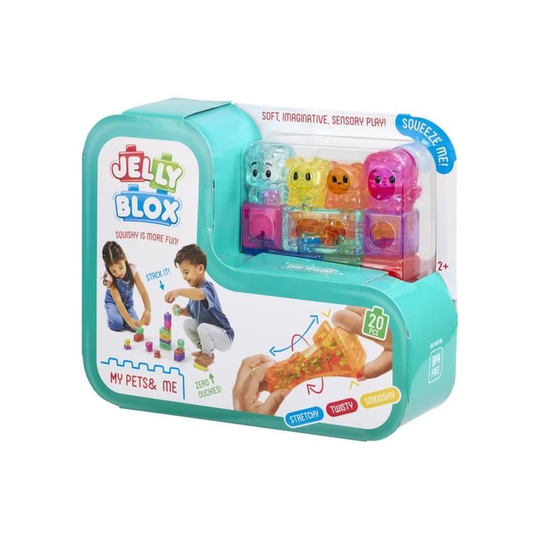 My Pets and Me Jeu de construction JELLY BLOX GOLIATH 20 blocs 2 personnages 2 animaux Dès - vue 10