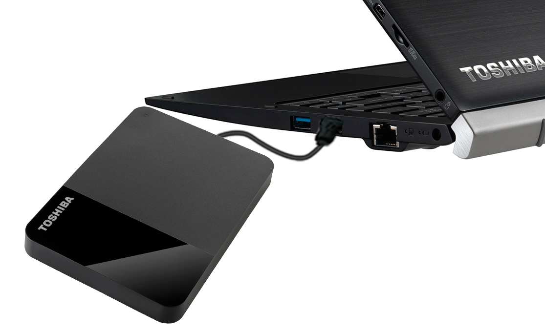 Toshiba Canvio Ready disque dur externe 1 To 2.5  Micro-USB B 3.2 Gen 1 (3.1 Gen 1) Noir - Neuf
