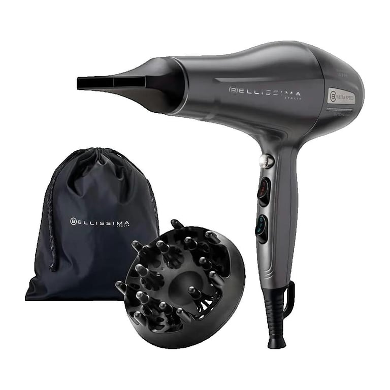 Sèche cheveux Ionique Bellissima 11859 3 Températures 2 Vitesses Accessoires - vue 2