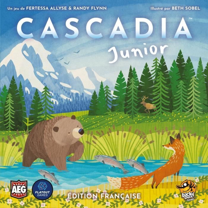 Cascadia Junior - Jeu de stratégie - LUCKY DUCK GAMES - Des 6 ans - Neuf