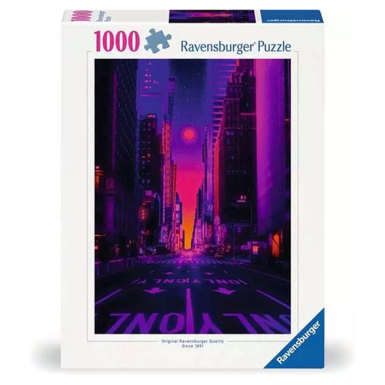 Puzzle 1000 pièces : Les néons de New York Ravensburger France - vue 3