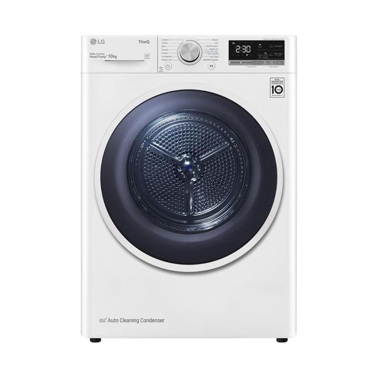 Sèche linge LG RH10V9AV4W Pompe à chaleur Dual Inverter Capacité 10 kg - vue 2