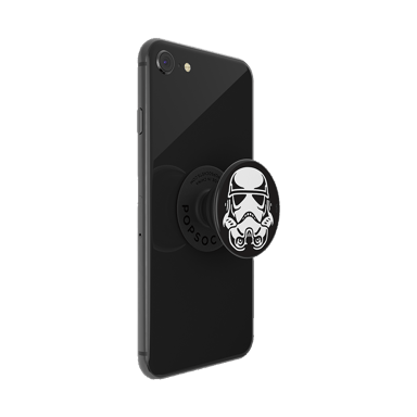 PopSockets Grip Stormtrooper Icon negro/blanco
