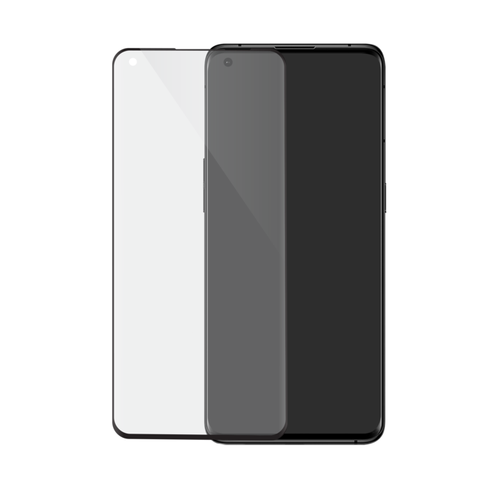 Protection d'écran en verre trempé Bord à Bord Incurvé pour OPPO Find X3 Neo, Noir