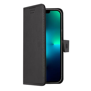 Celly WALLYMAG funda para teléfono móvil 15,5 cm (6.1'') Funda cartera Negro
