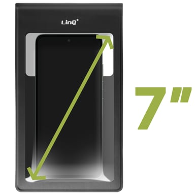 LinQ Soporte bici y moto Resistente al agua con rotación de 360° Negro