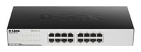 D-Link GO-SW-16G Gigabit Ethernet L2 non gestito (10/100/1000) 1U nero
