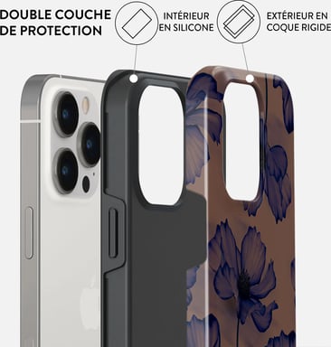 Burga Funda para iPhone 14 Pro Tough A prueba de golpes modelo Velvet Night Lavanda