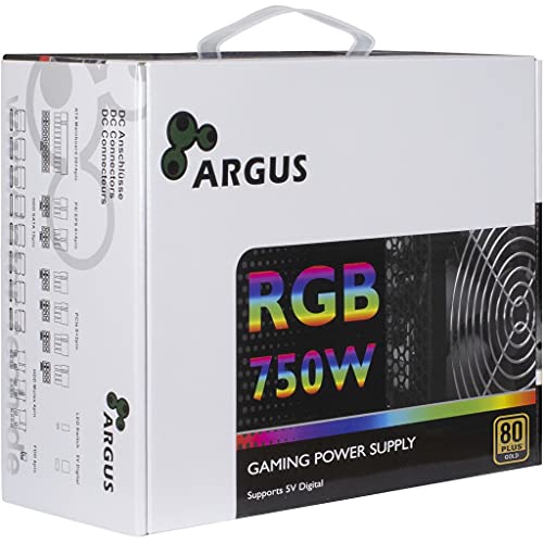 Inter Tech Argus RGB CM II unité d'alimentation d'énergie 20+4 pin ATX ATX - vue 4