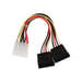 Cavo di alimentazione interna NEDIS - Molex maschio - 2x SATA 15 pin femmina - 0,15 m - Varie