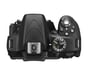 Nikon D3300 + 18-55 VR II + SD 4GB Kit d'appareil-photo SLR 24,2 MP CMOS 6000 x 4000 pixels Noir