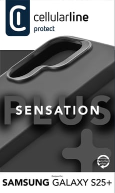 Cellularline 8018080491429 Cover protettiva per telefoni cellulari 17,3 cm (6.82'') Cover nera Samsung Galaxy S25+
