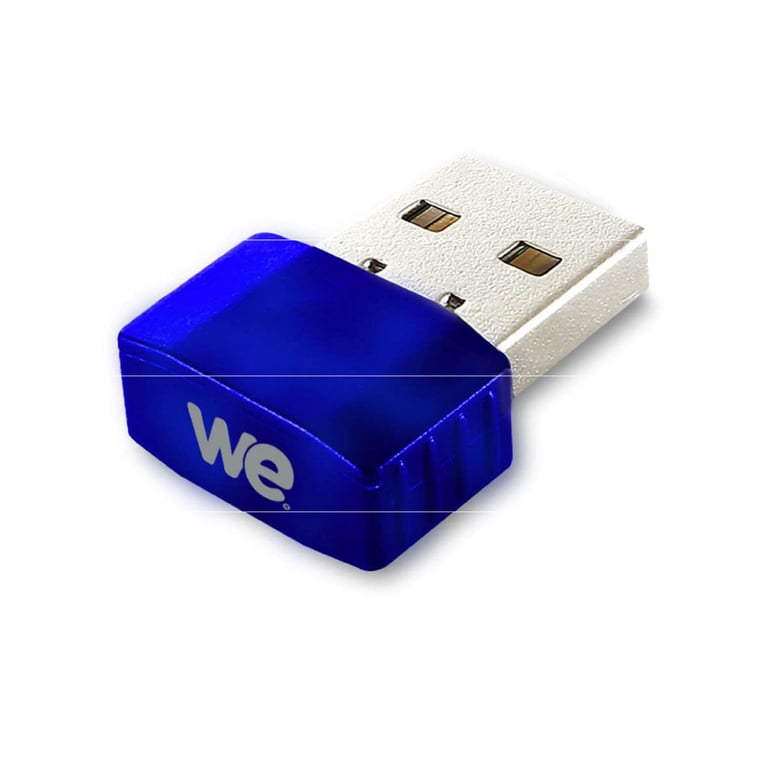 WE Clé WiFi Puissante 433 Mbps 5 GHz Adaptateur USB Wifi Dongle Wi fi USB 2.0 Compatible avec Windows 108.187XPVista Mac OS X 10.9 10.13 Neuf