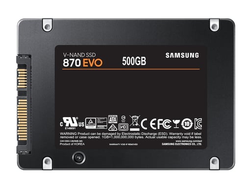Samsung 870 EVO 500 Go 2.5'' Série ATA III V-NAND