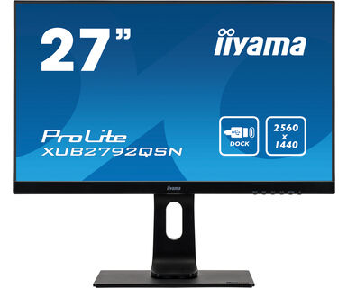 iiyama ProLite XUB2792QSN-B1 écran plat de PC 68,6 cm (27'') 2560 x 1440 pixels WQXGA LED Noir