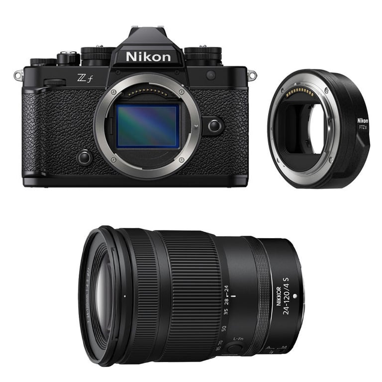 NIKON Zf + Objectif Z 24 120mm f4 + Adaptateur FTZ II Neuf