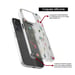 Coque en silicone - Compatible Apple iPhone 16 Plus - design montee de fleurs