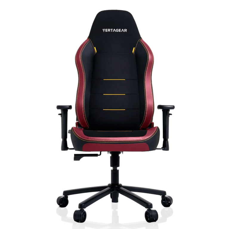 Chaise gaming Vertagear SL3800 HygennX Burgundy – Ergonomique soutien lombaire ContourMax™ assise VertaAir™ ventilée accoudoirs 3D réglables Neuf