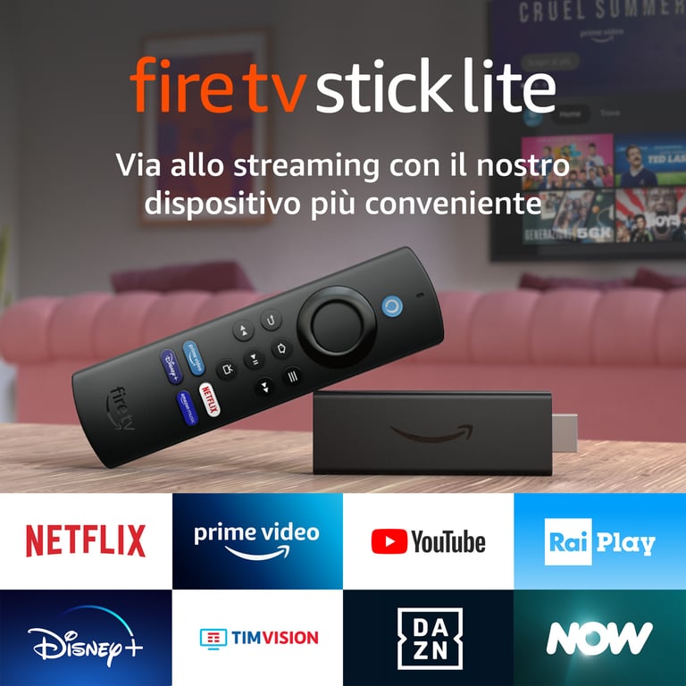 Clé Tv Amazon Fire TV Stick Lite Neuf - vue 2