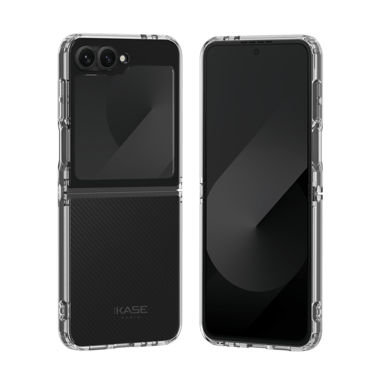 Funda híbrida transparente de plástico reciclado resistente a golpes para Samsung Galaxy Z Flip6