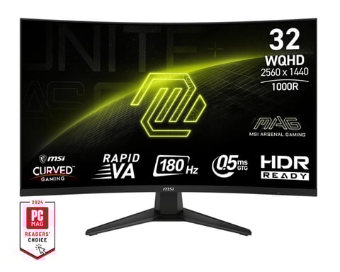 MSI MAG 325CQF pantalla para PC 80 cm (31.5'') 2560 x 1440 Pixeles Wide Quad HD Negro