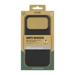 Carcasa antichoque de gel de silicona blanda con 55% de plástico reciclado para Apple iPhone 17 Pro Max, negro satinado
