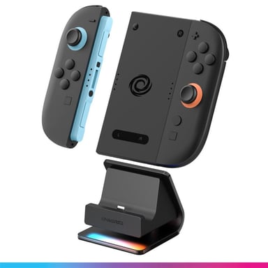 Support de charge Oniverse Fusion Dock 2 Joycons + Controller Grip pour Nintendo Switch 2 Noir