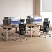 Silla de oficina ergonómica SIHOO M18 con soporte de 4 puntos y malla transpirable - Negro