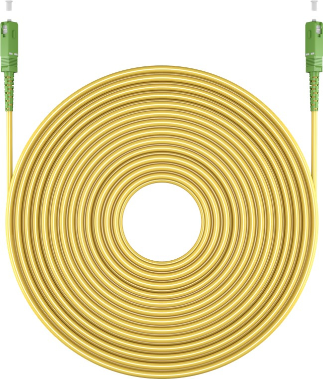 Goobay 59641 câble InfiniBand et à fibres optiques 10 m SC FTTH Jaune - Neuf