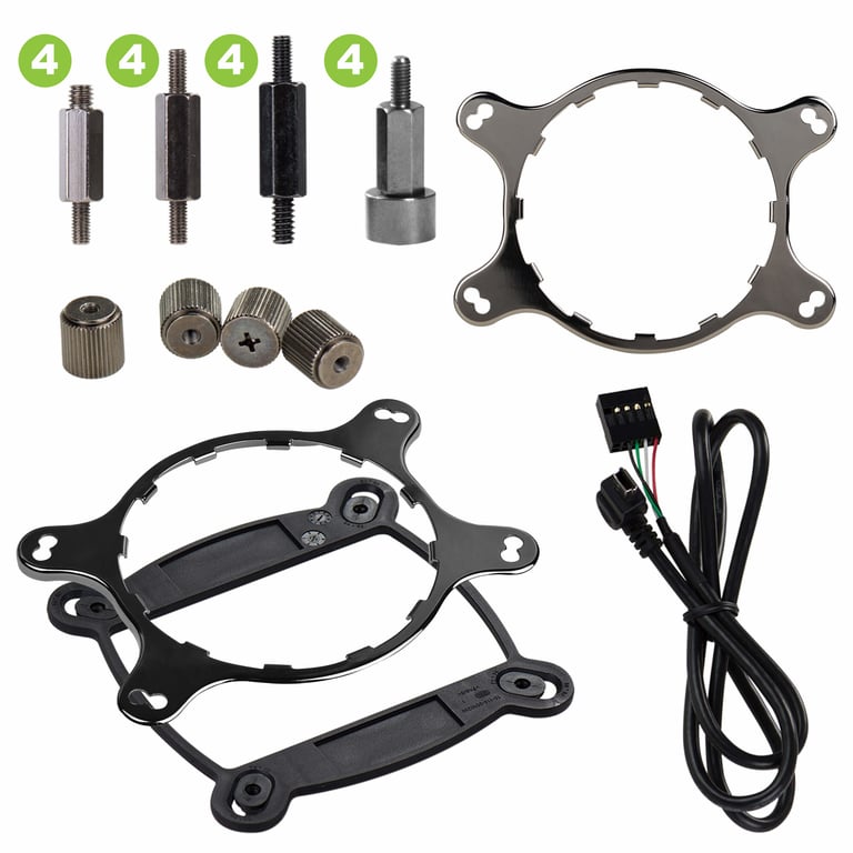 EVGA 360MM CPU CLC COOLER Processeur Refroidisseur de liquide tout en un 12 cm Neuf - vue 3