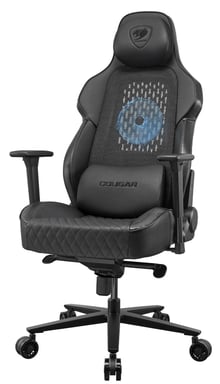 COUGAR Gaming CGR-ARP-BLB Silla para videojuegos universal Asiento acolchado Negro, Naranja