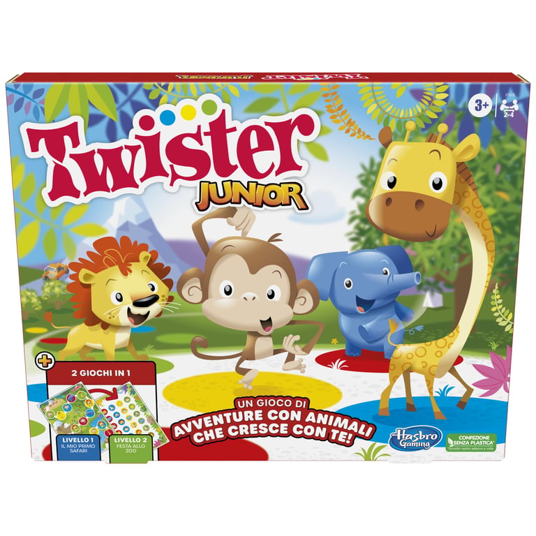 Hasbro Gaming Twister Junior Jeu de société Voyageaventure Neuf