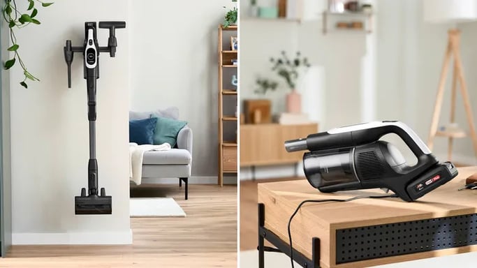 Bosch BCS1041WAC aspirateur balai et balai électrique Batterie Sec HEPA Sans sac 0,4 L 23,5 W Noir, Blanc 4 Ah - Neuf Blanc - vue 5